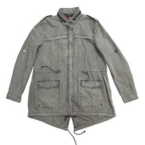 Levi's Utility Jacket Olive Green Cotton Military Style XL